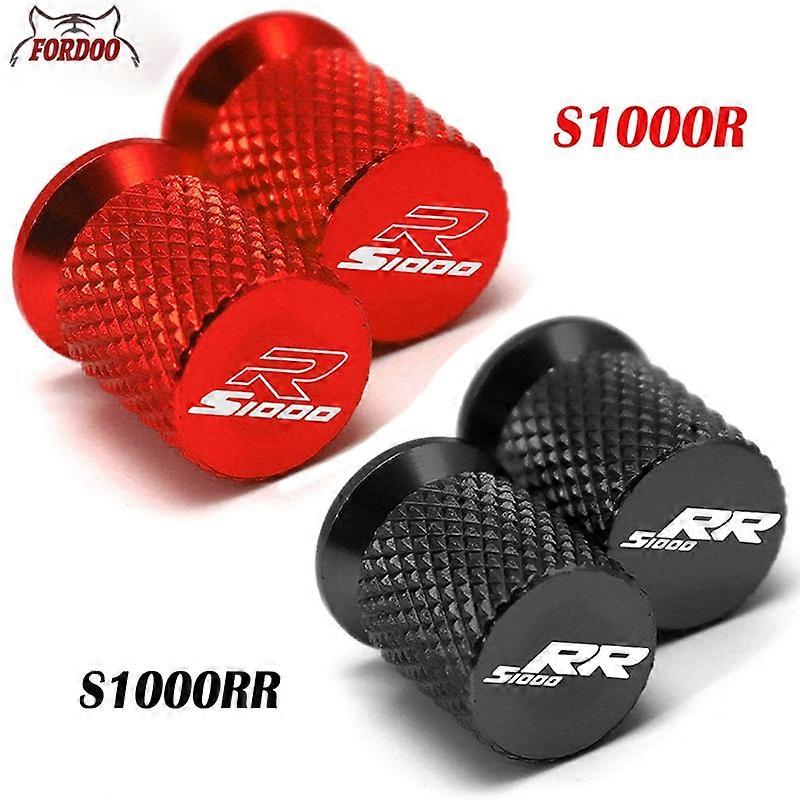 2 Diabolos CNC Aluminium M8*1.5 Pour BMW S1000R/RR/XR/HP4 2009-2019 - Noir, Personnalisé S1000