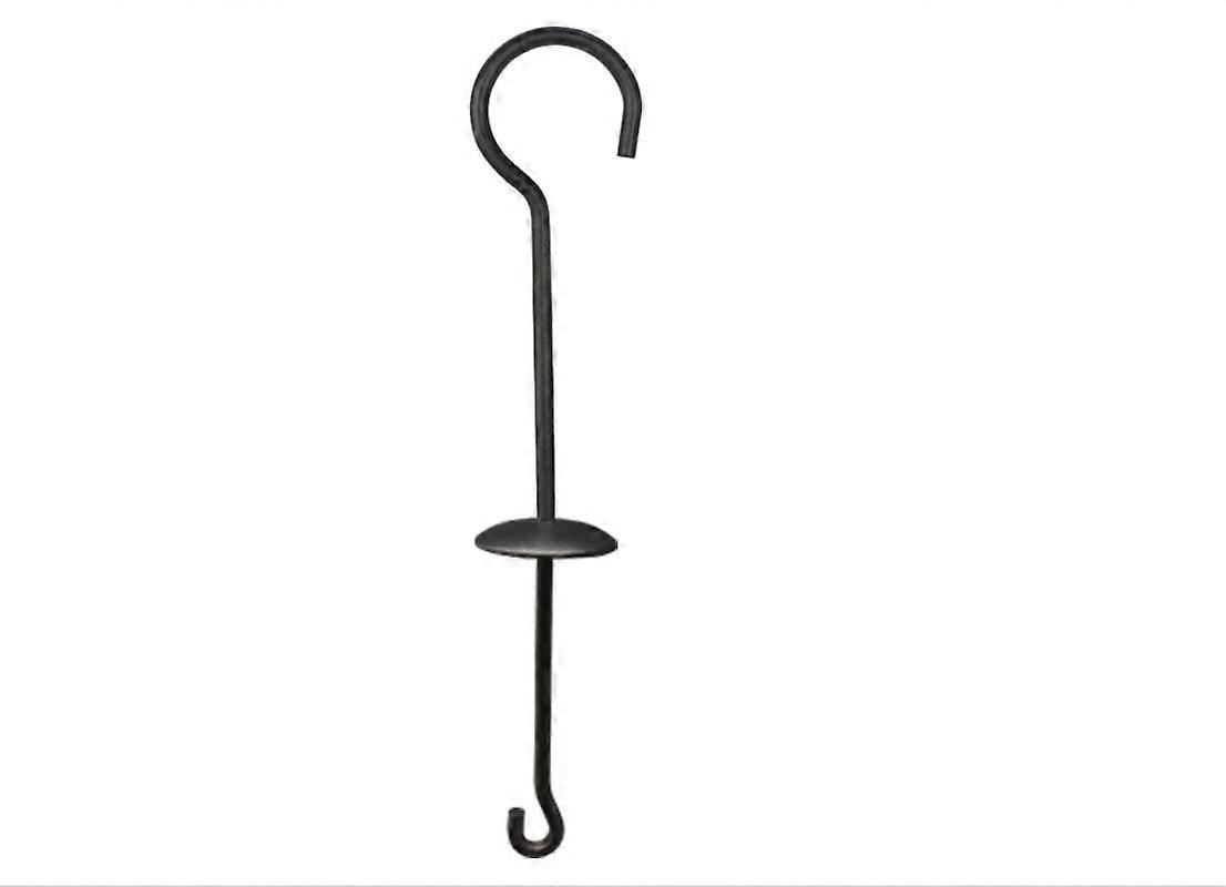 Squirrel Baffle Accessory for Bird Feeder Pole, Pole Mounted Buckle Stopper for Bird House Guard S hook + pole accessories total 2 pieces