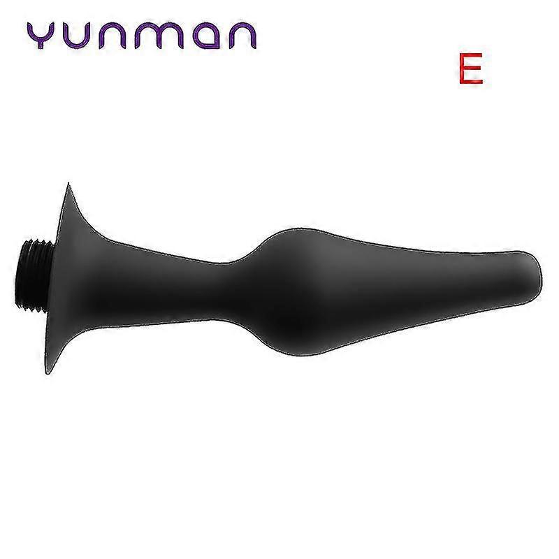 Soft Silicone Enemator Connectable Shower Head Enema Douche Cleaner For Maleab