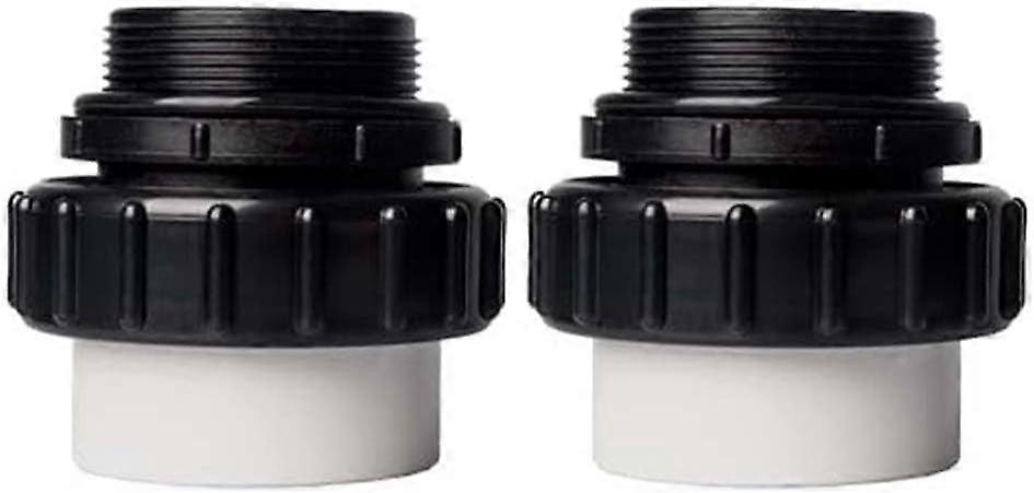 Reliable Connection 2" MIP x 2" PVC Adapter Union for Pool Pump Systems (4 Pack) 4 Pack