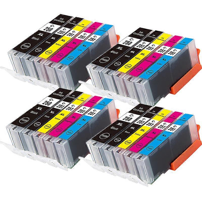 Fus Pgi-250 Cli-251 Compafusle Ink Cartridge Pgi250 For Canon Pixma Mg5420 Mg5422 Mg5520 Mg6320 Mg6420 Mg7120 Ip7220 Mx722 Mx922