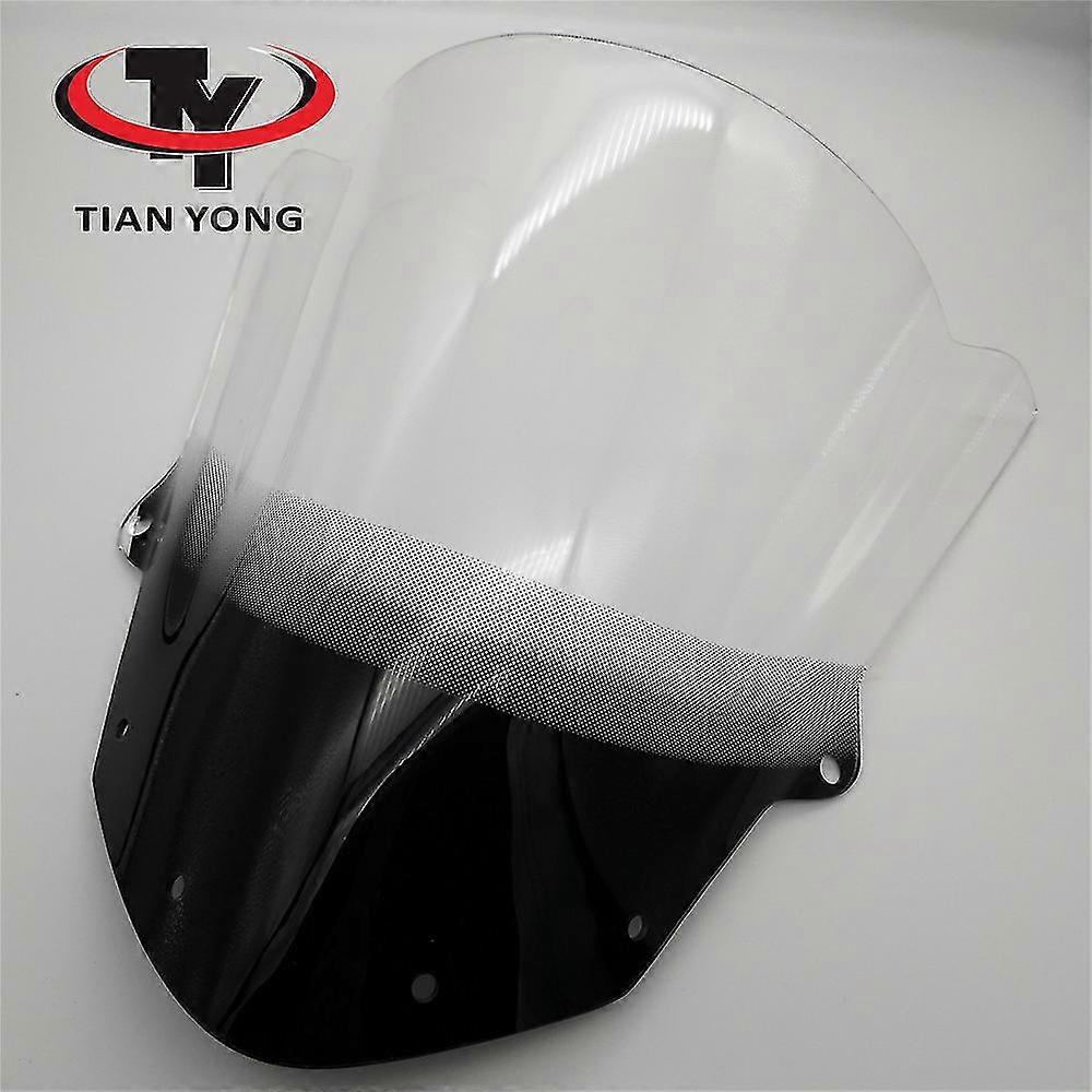 Μοναδική μοτοσικλέτα για Kawasaki Zx6r 2009-2010-2011-2012-2013-2014-2015-2016-2017 Καπνός Clear Wind Deflectore παρμπρίζ παρμπρίζ