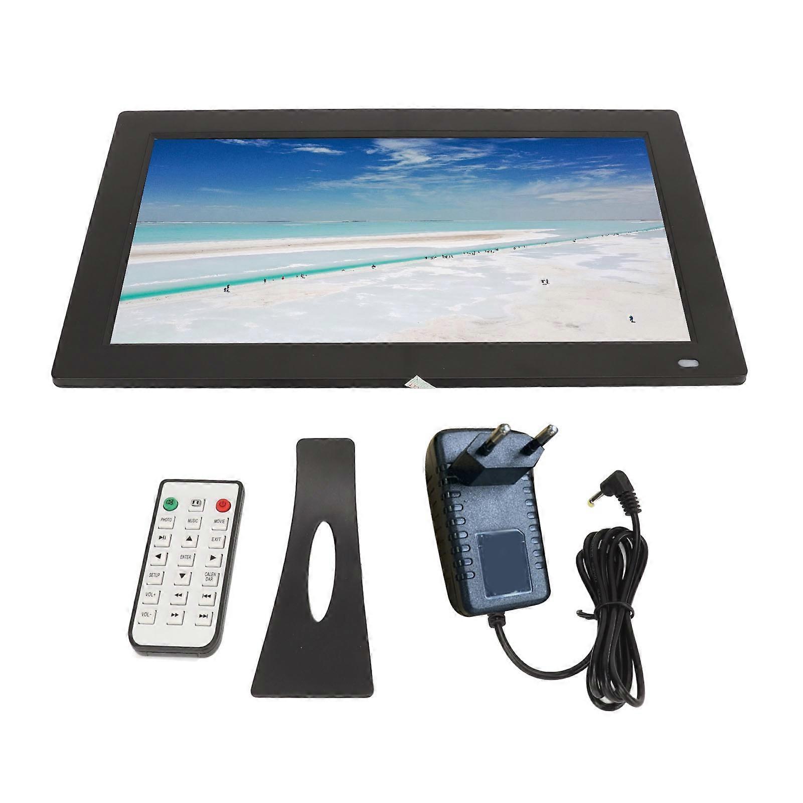 13.3 Inch Digital Photo Frame Ips Full Viewing Angle Date Clock Electronic Photo Frame With Remote Control