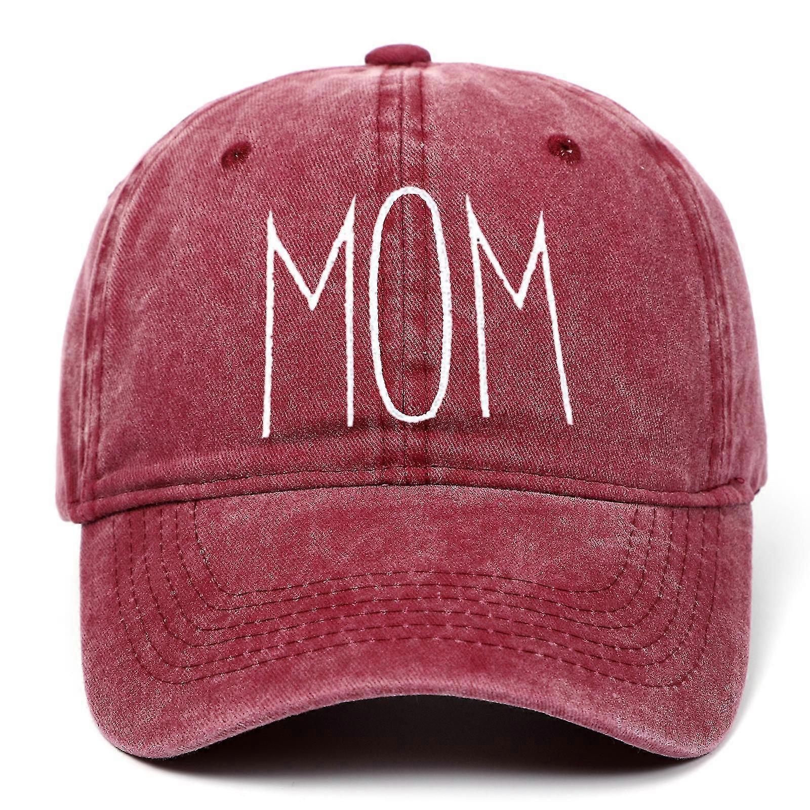GYFDYM אבא אמא מכתבים רקמה כובע בייסבול 100% כותנה מכובסת כובע דייגים