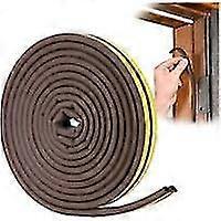 Door Seal, Window Seal Pvc D Profil, Caulking For Doors And Windows With Strong Adherence, 6 Meters (brown) Versailles