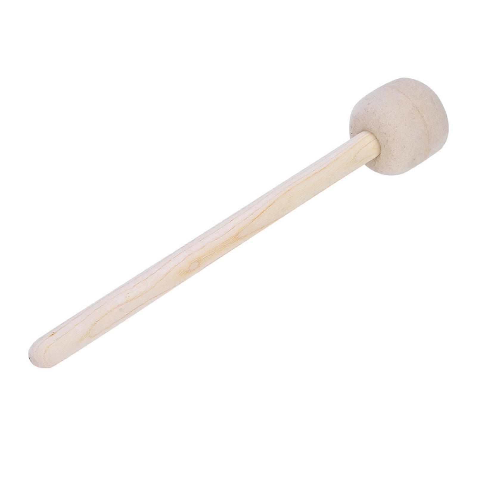 Durable Bass Drum Mallet Stick with Wool Felt Head Percussion Marching Band Accessory
