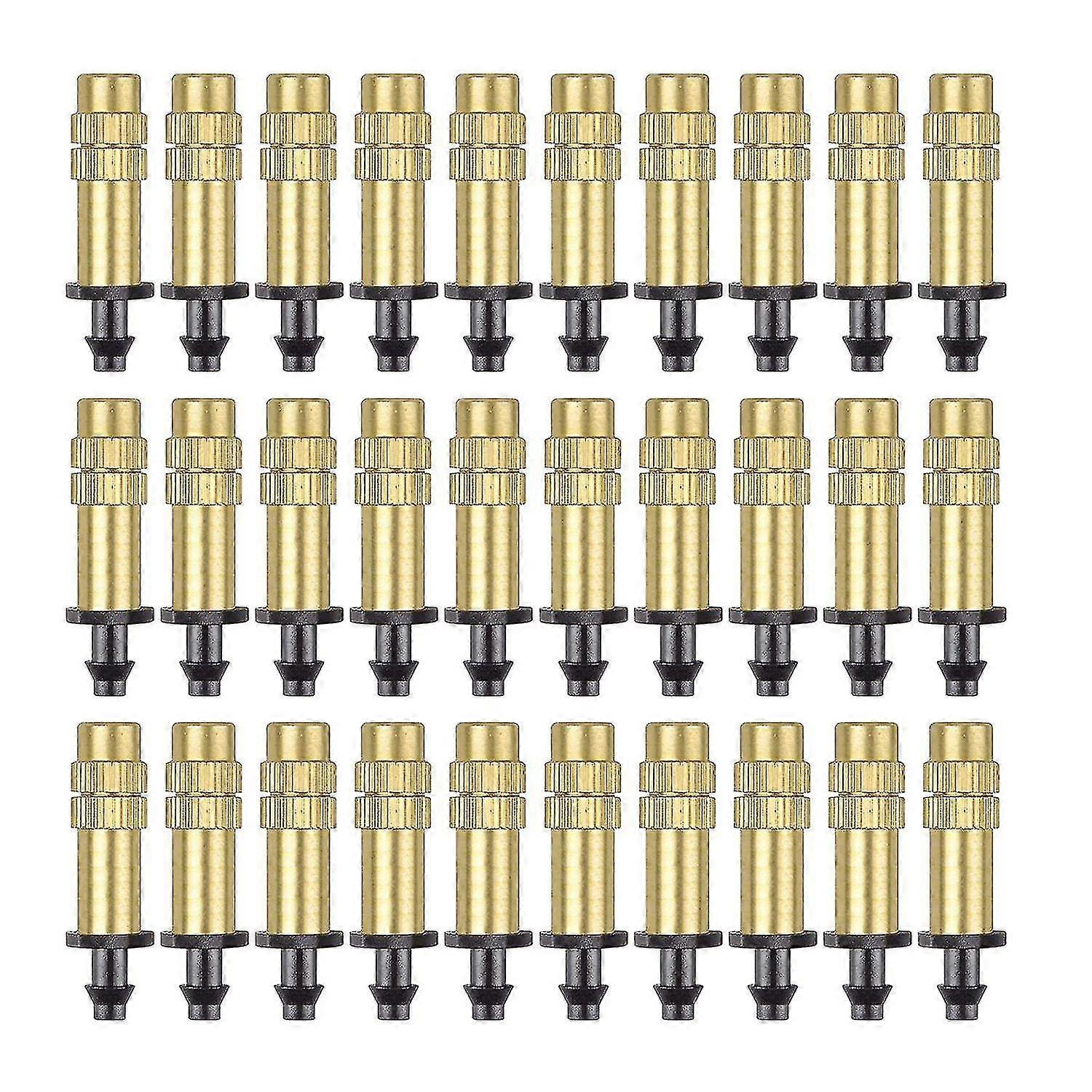 30pcs watering nozzle adjustable copper irrigation water sprinkler