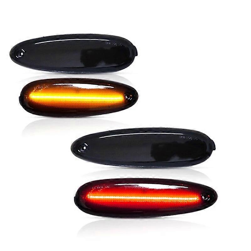 For Ford Taurus & For Ford Mercury Sable Thunderbird Full LED Side Marker Light Front Rear Amber Red Auto Turn Signal Lamp