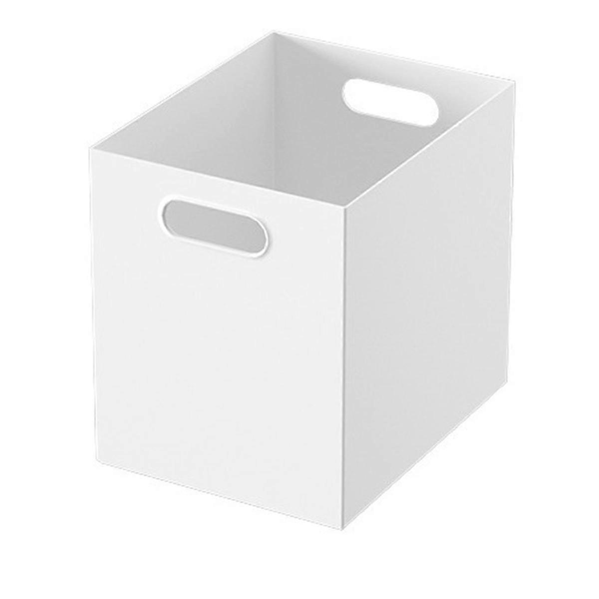 Bookshelf Right-Angle Storage Box Household Large Cabinet Sorting Box Snack Toy Plastic Box File Storage Basket A