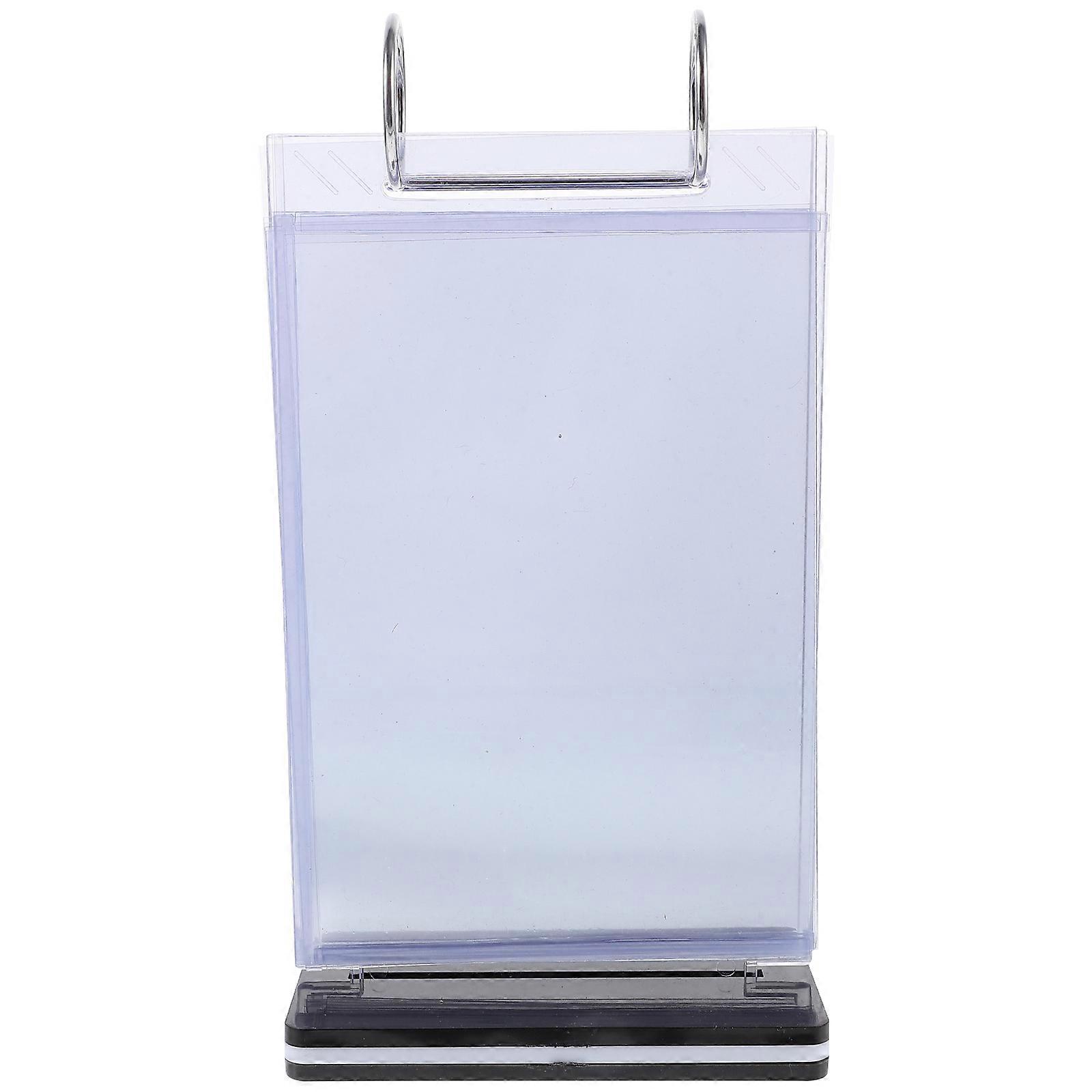 Porte-menu Présentoir de bureau Porte-panneau de table Porte-panneau vertical avec base