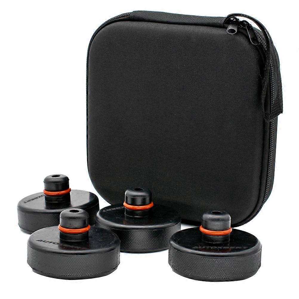 4Pcs Car Rubber Lifting Jack Pad Adapter Tool Chassis With Storage Case For Tesla Model 3 Model S Model X