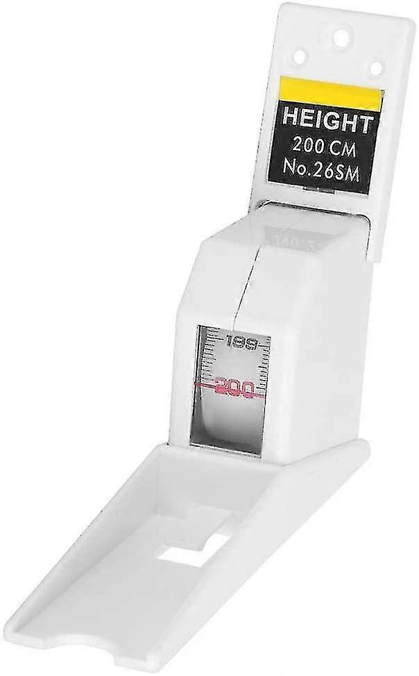 2023 - Height Measurer, 2 Meters Retractable Adult Kids Height Tool Ruler For Height Measurement(white)-YuJia