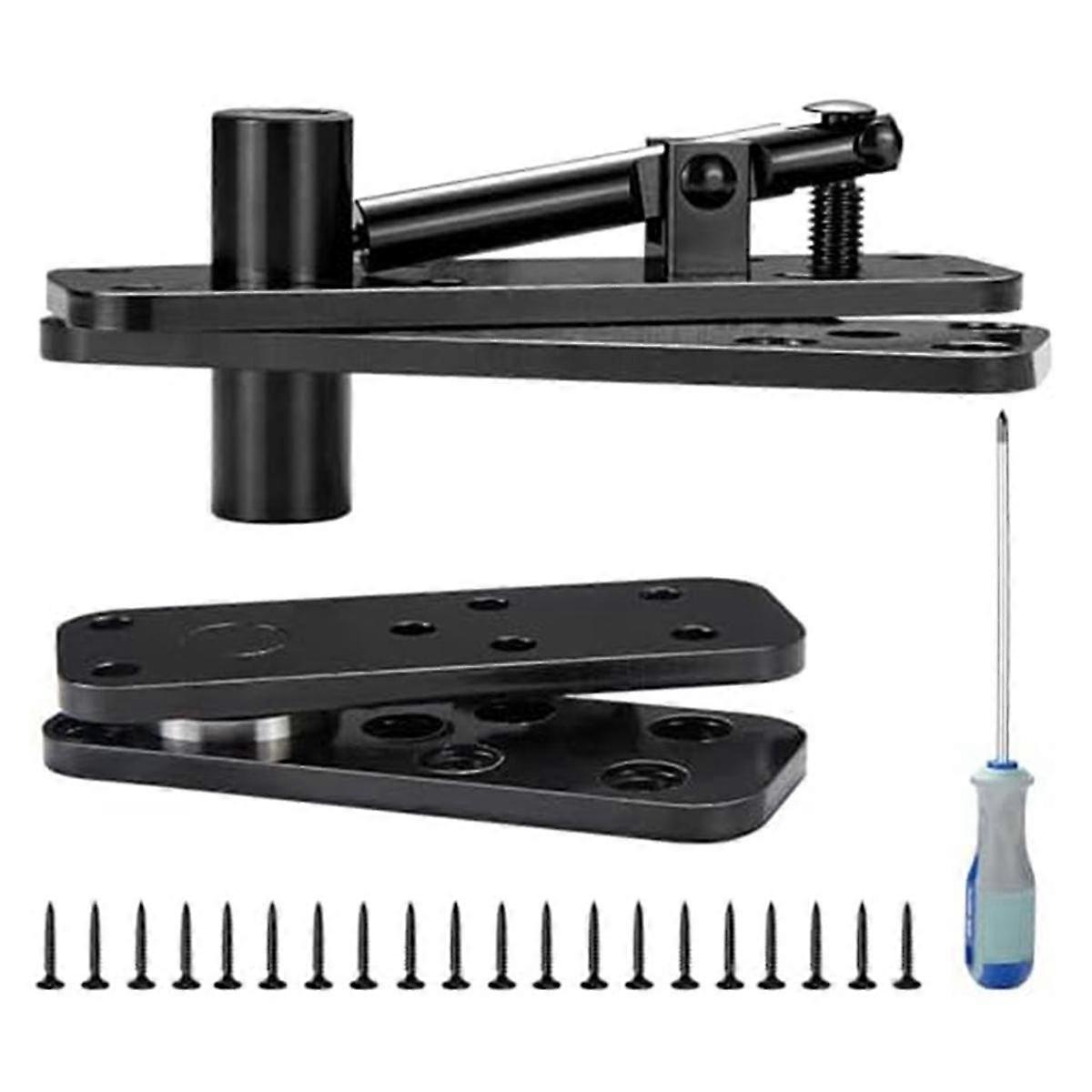 Invisible Door Hinge 500 Lb Load Bearing,Duty Pivot Door Hardware Swing Door Hinge 360 Rotating In