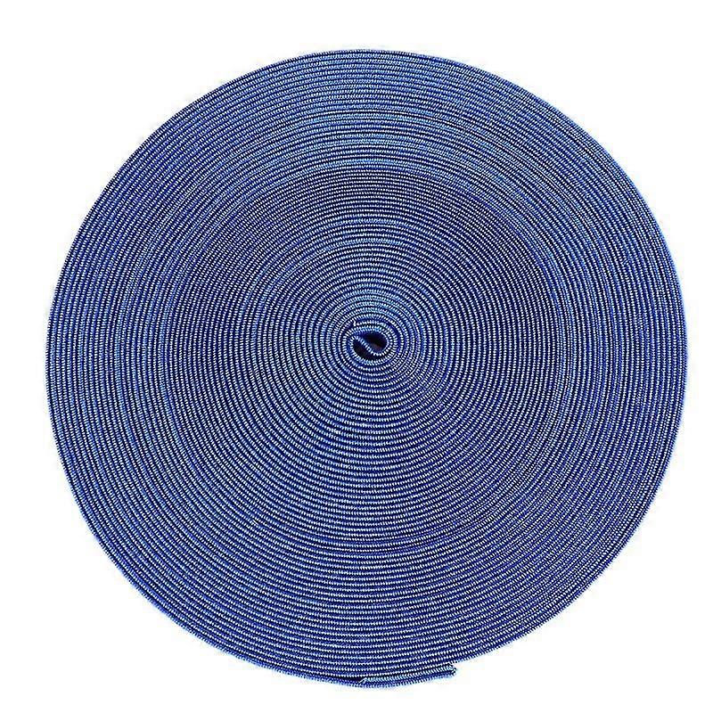 1 Roll Precise Shoes Elastic Band Diy Elastic Band Shoes Accessory Thickened Plain Elastic Band (1.5cm Width, 16m/Roll, Dark Blue)