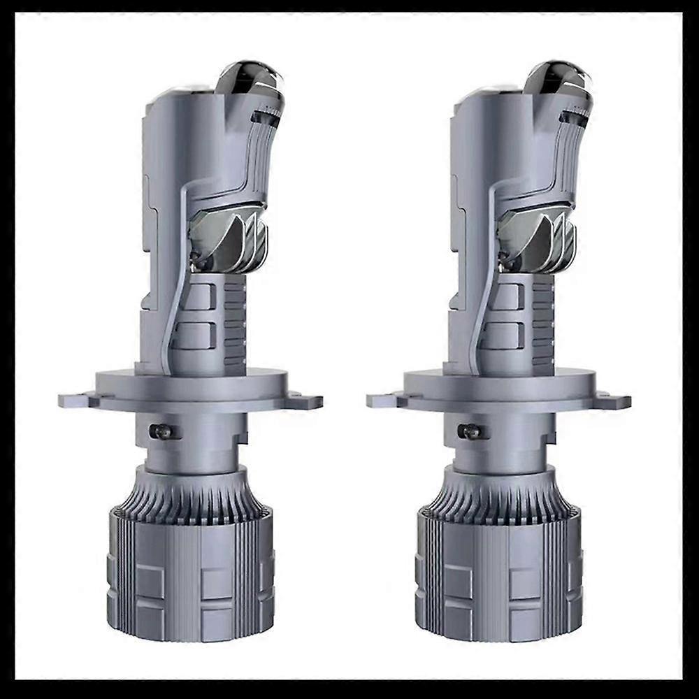 Double Lens Mini Car Headlight H4 H7 Lamp Projector LED Bulb Canbus 120W 6000K 30000LM 12V HiLow Beam Auto motocycles Headlamp