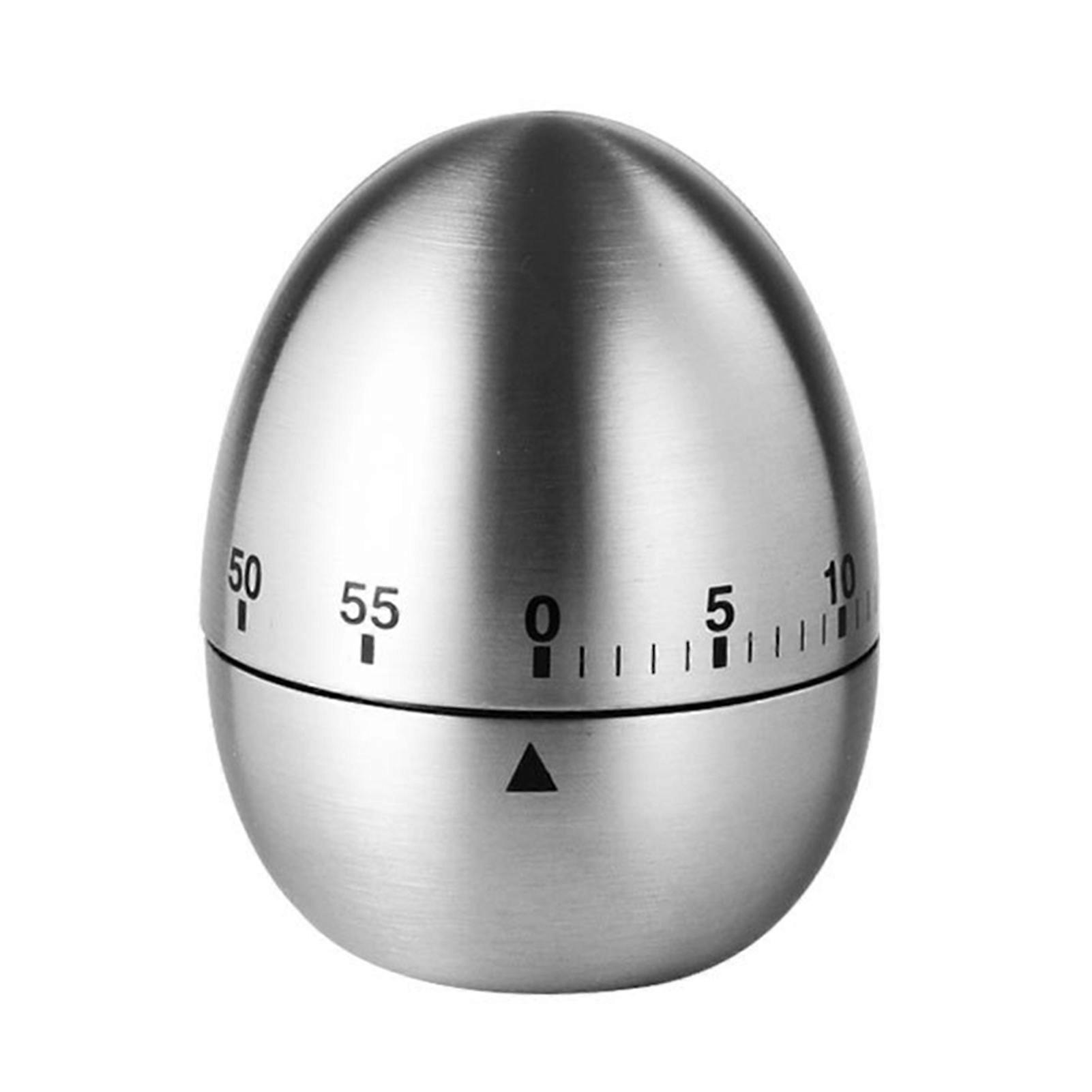 60 Minutes Egg/Apples Shape Kitchen Mechanical Timer Multipurpose Countdown Reminder for Home Kitchen Study