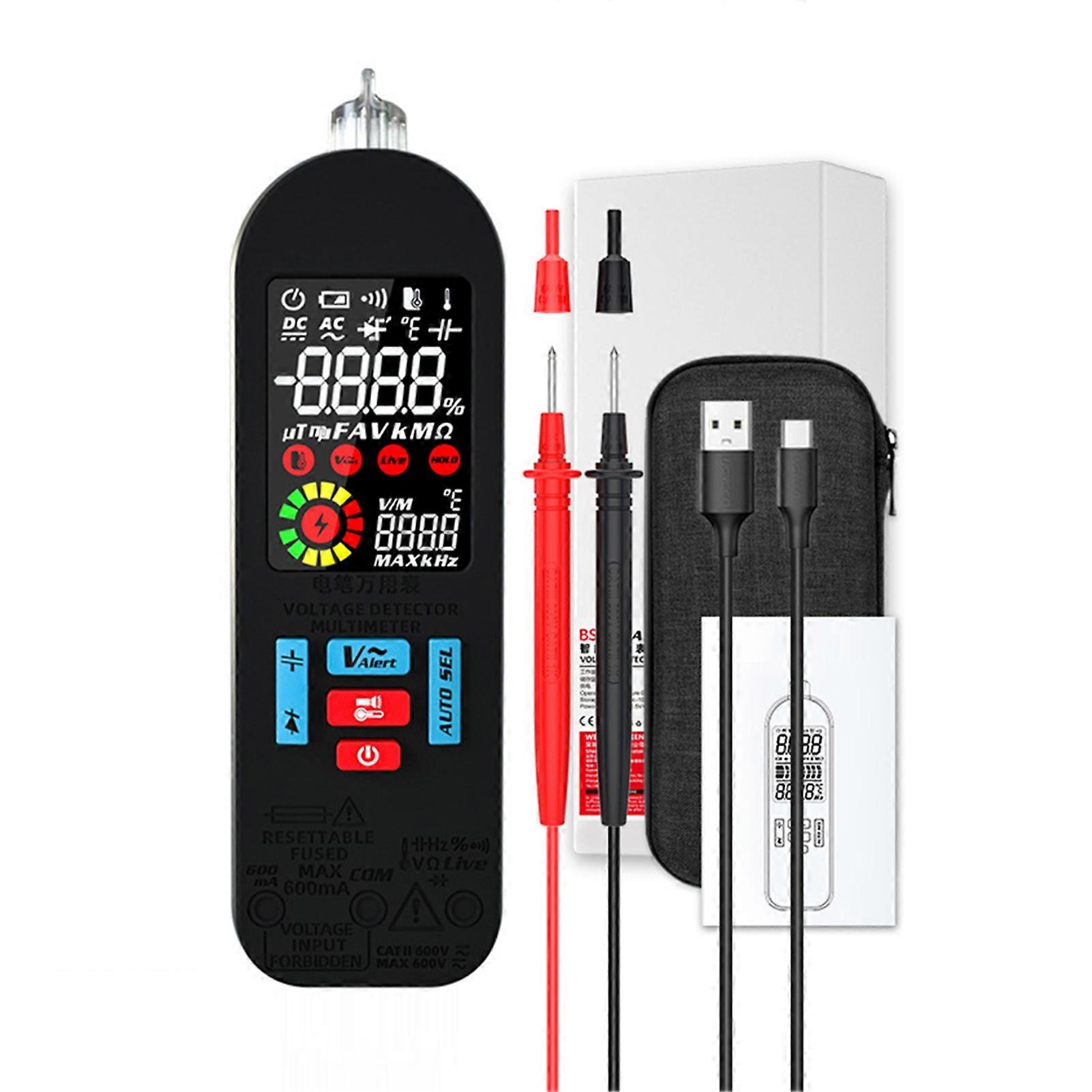 Multifunctional Smart Digital Multimeter TYPE-C Charging Automotive Circuit Test Tool for Home