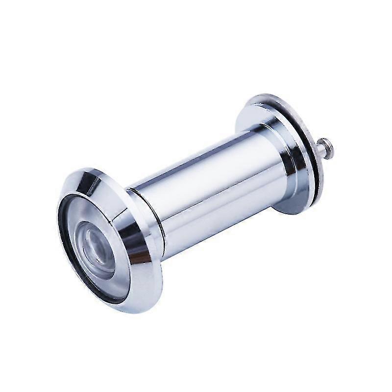 Peephole Door Viewer Degree Spy Hole Viewer avec couvercle de confidentialité (1pc, Argent)