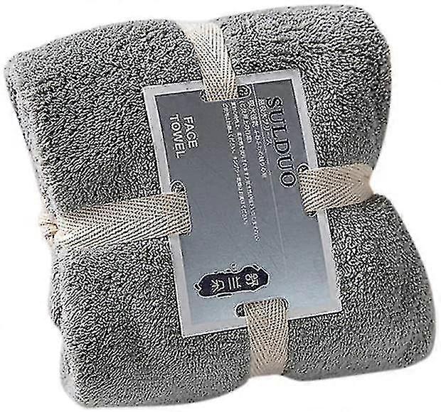 Towels Soft & Super Absorbent Hand Towels, Light Gray