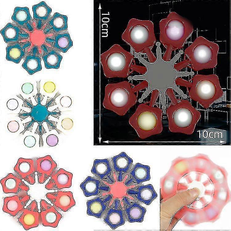 Spinner Fidget Spinners Popits Pack 4pcs Push Hand