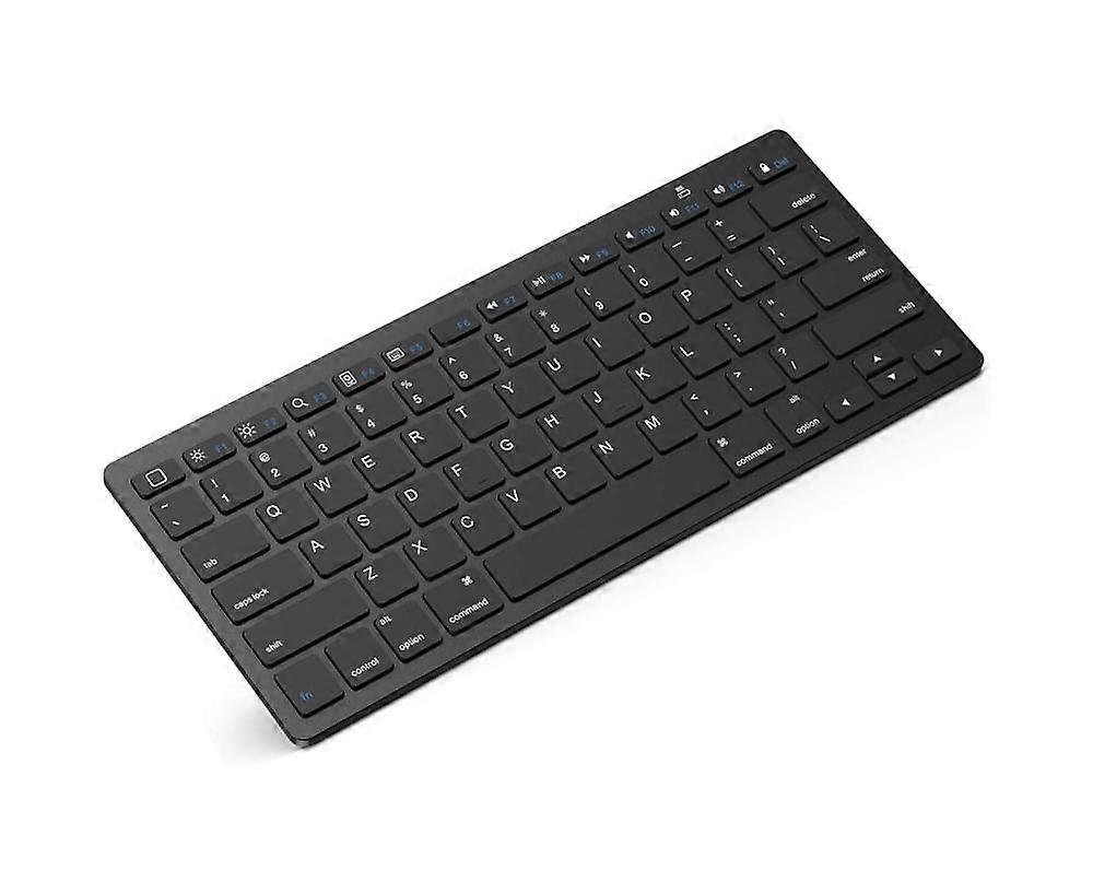 Slim Wireless Keyboard, 2.4 GHz 78-key Mini Wireless Keyboard