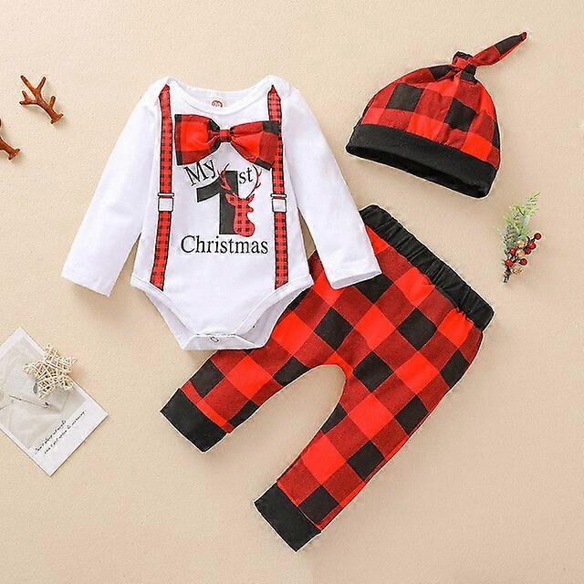 JWL- Mes premières tenues de Noël pour bébé garçon vêtements