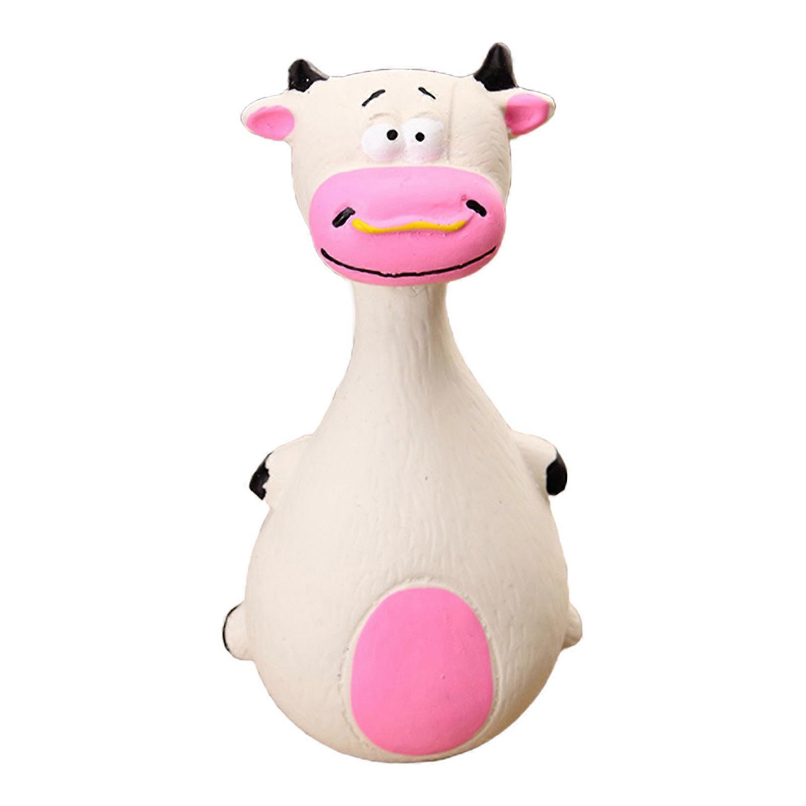 Dog Ball Toys Squeak Chew Toy Soft Rubber Interactive for Play Animals Shape