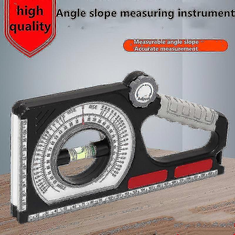 High Precision Angle Slope Measuring Instrument Magnetic Level Bubble Inclinometer Protractor Angle Finder Slope Scale Level-rx