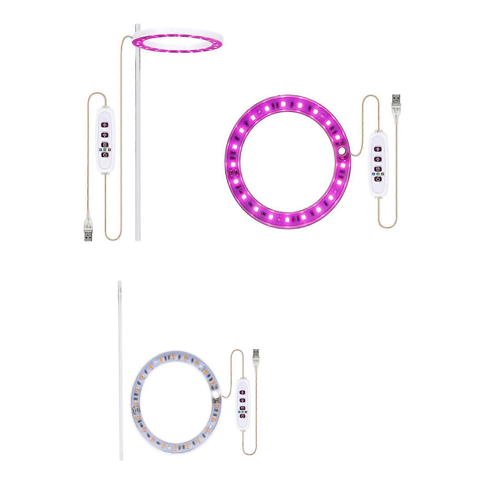 Usb Angel Ring Plant Growth Light Indoor Full  Succulent  Light