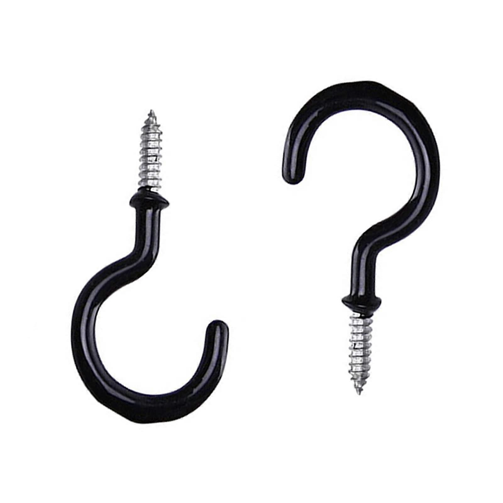 70pcs Eye Screw Hook Question Mark Hooks Sheep Eye Screw Keychain Necklace Jewelry Cup Hanger,1-1/4 Size