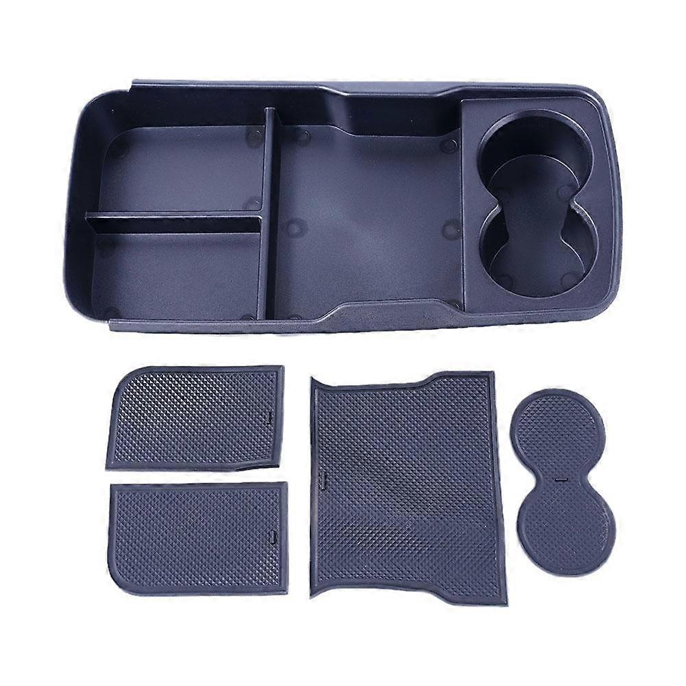 GAFAT Ki-a EV6/GT/GT Line 2021-2024 2025 Middenconsole Opbergdoos, EV6 2023 Armleuning Organizer Tray Middenarmsteun Handschoenenvak, Compatibel met Kia EV6 Accessoires (Zwart