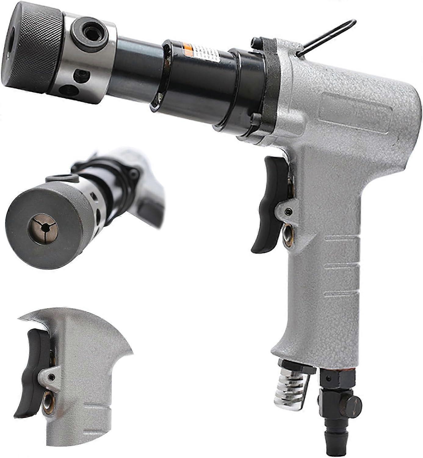 M3-M12 Gun Type Pneumatic Tapping Machine,Tap Drilling Machine,Air Intake Adjustment Knob+silenced Exhaust Device,800rpm