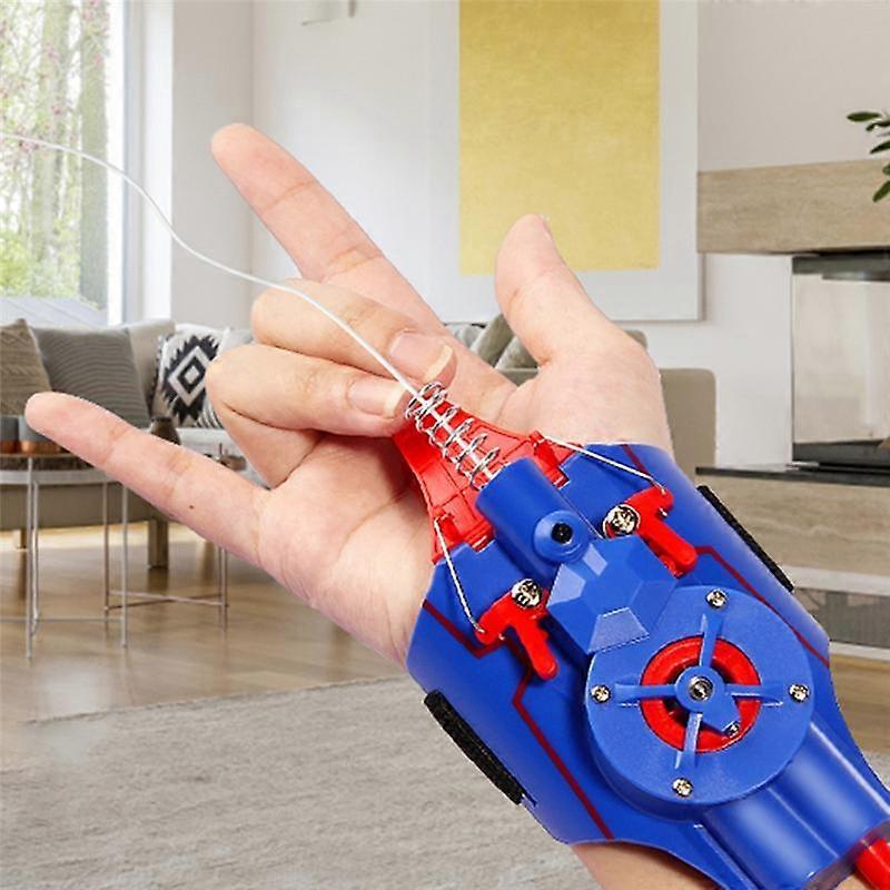スパイダーシルクランチャーウェブシューターリストランチャーおもちゃシューターコスプレデバイス子供用おもちゃギフト-B