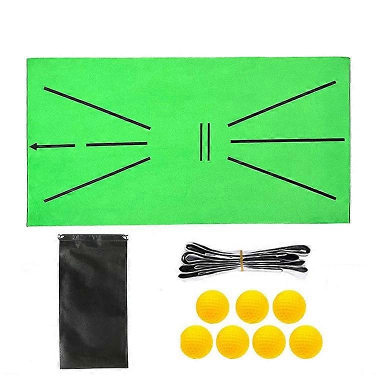 Golf Training Mat Swing Detection Batting Golf Hitting Mat Golf Practice Grass Mat For with Ball
