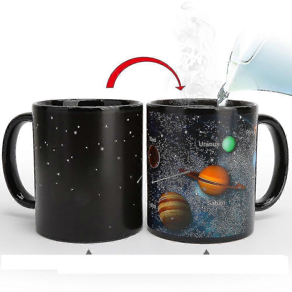 Värmebyte mugg Färgbyte Kopp Galaxy Magic Kaffemugg