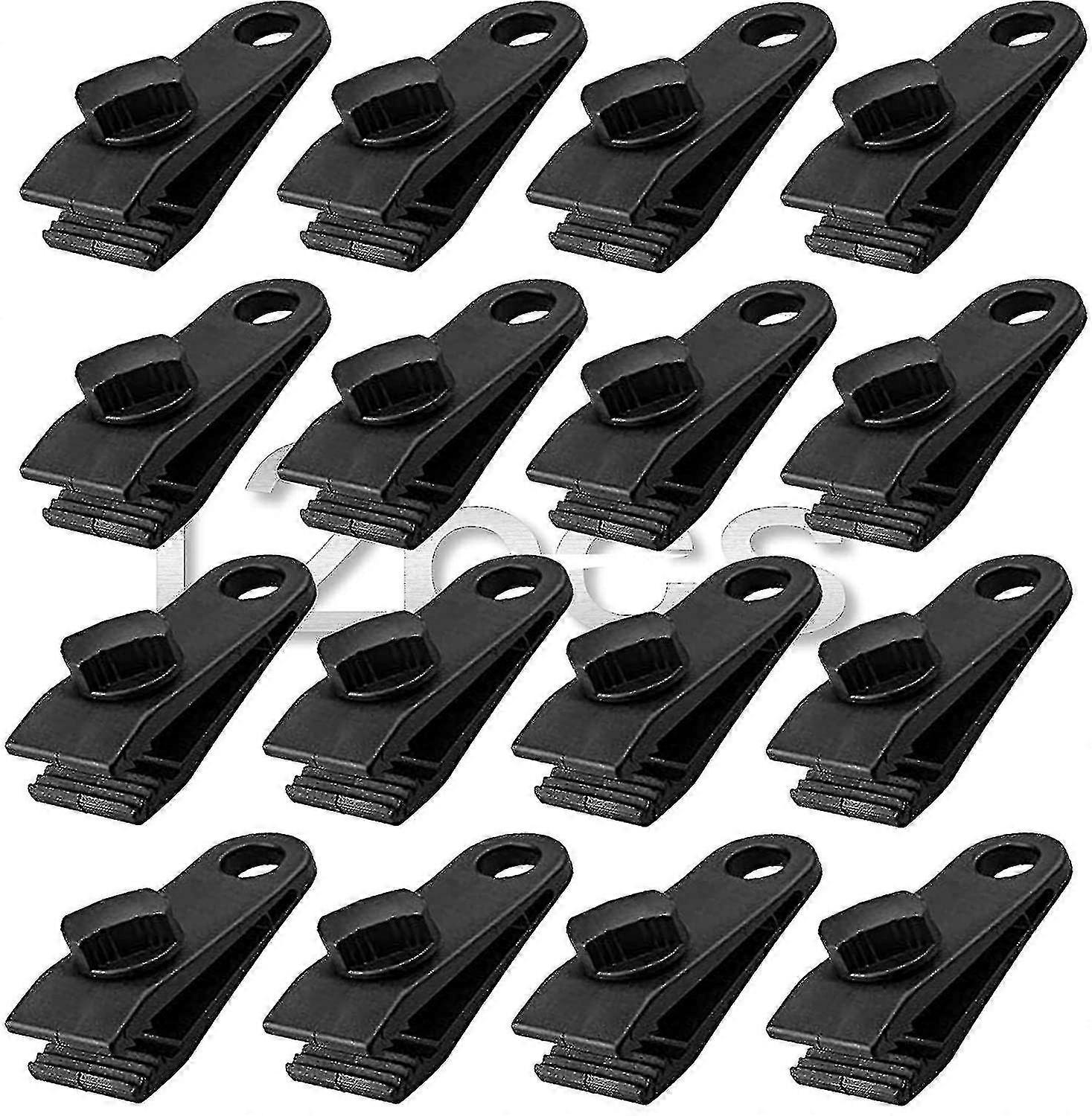 12 Pieces Tarpaulin Clips Multifunctional Tarpaulin Clips Awning Clamp For Outdoor Tent Camping Awning
