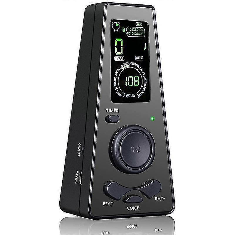 Electronic Digital Universal Metronome For Guitar Violin Drum,black
