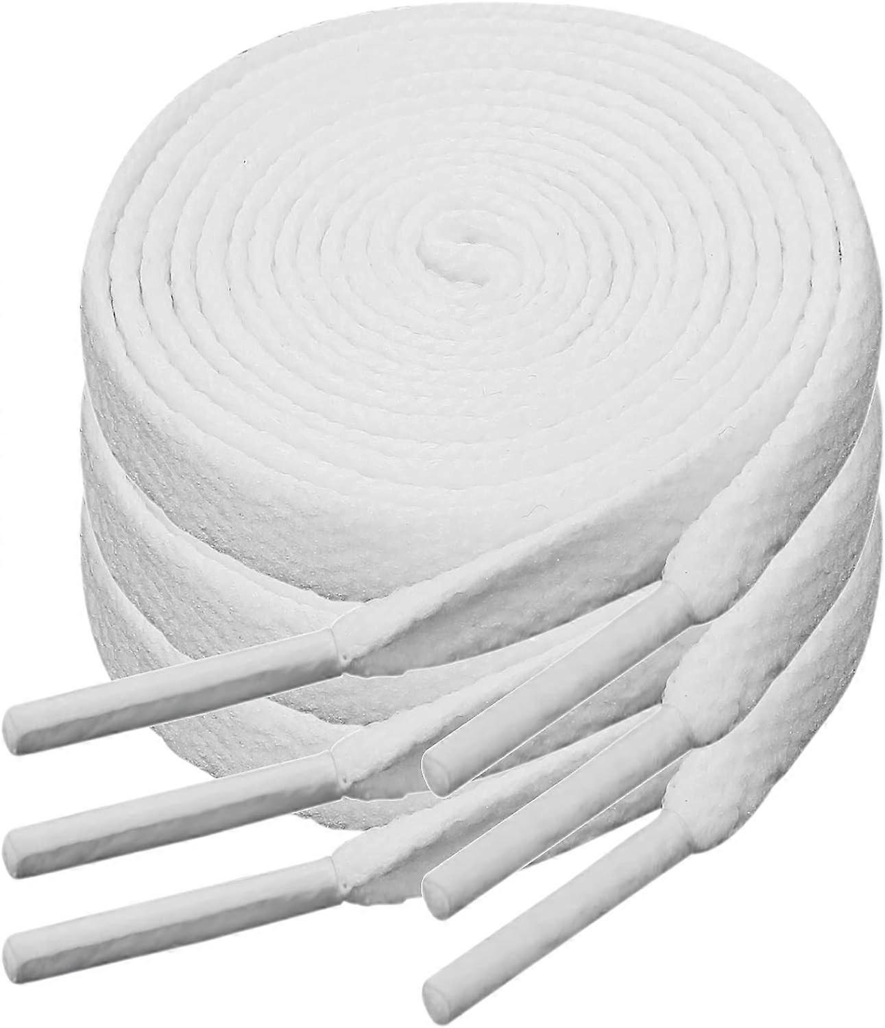 3 Çift Düz Spor Ayakkabı Bağcıkları 8 mm Genişliğinde Düz Ayakkabı Bağcıkları Spor Ayakkabı Bağcıkları Yedek Bot Bağcıkları Dayanıklı Spor Ayakkabıları Erkekler Kadınlar İçin