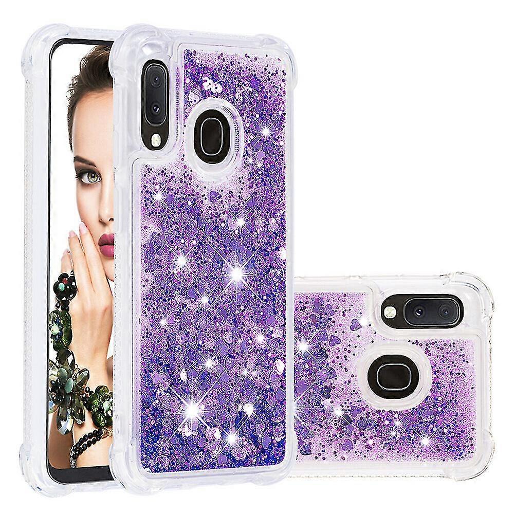 Compatible Samsung Galaxy A20e/a10e Case Glitter Liquid