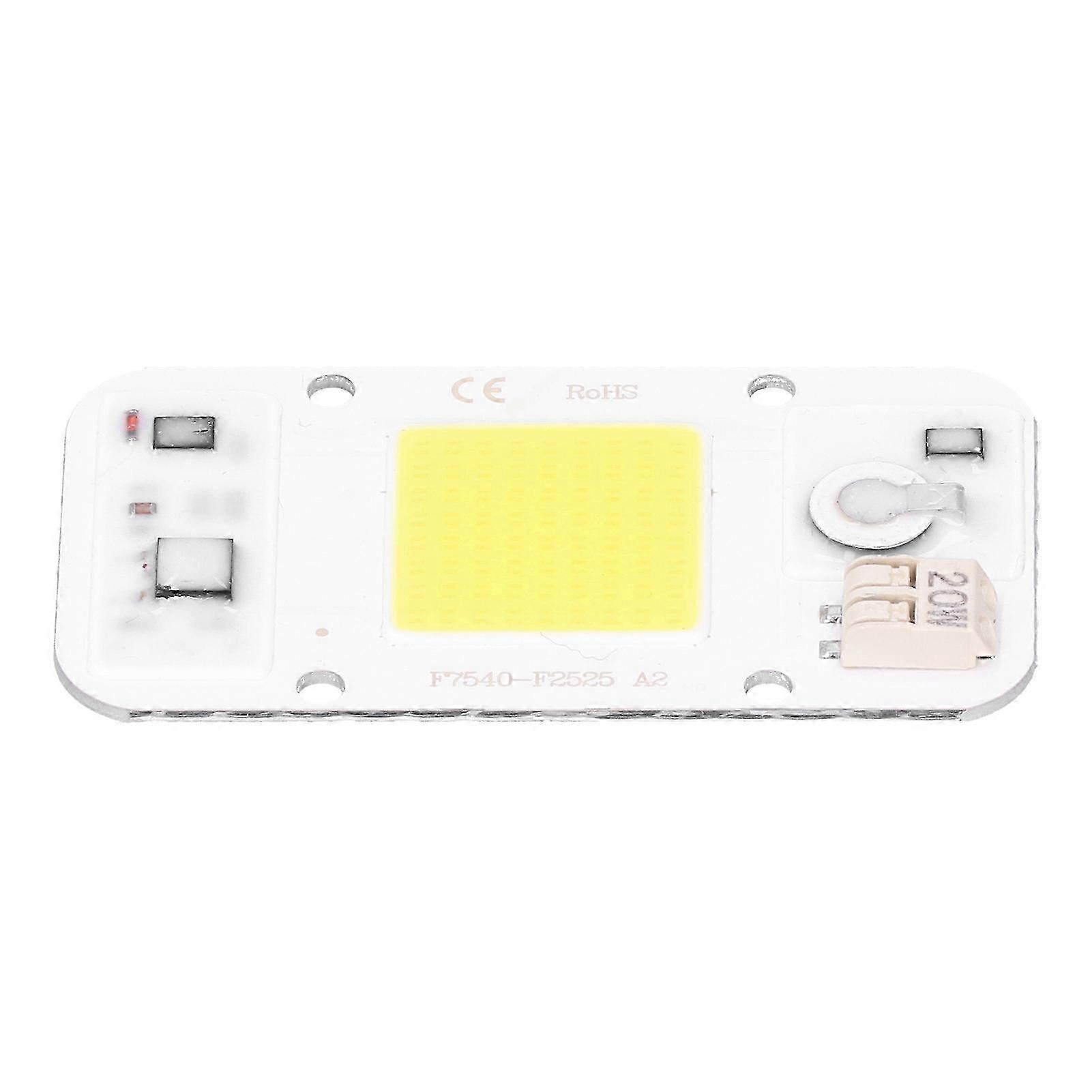 20W/30W/50W 220V LED COB Chip Lamp Panel WeldingFree White Warm Light Full Specturm(White Light 20W)