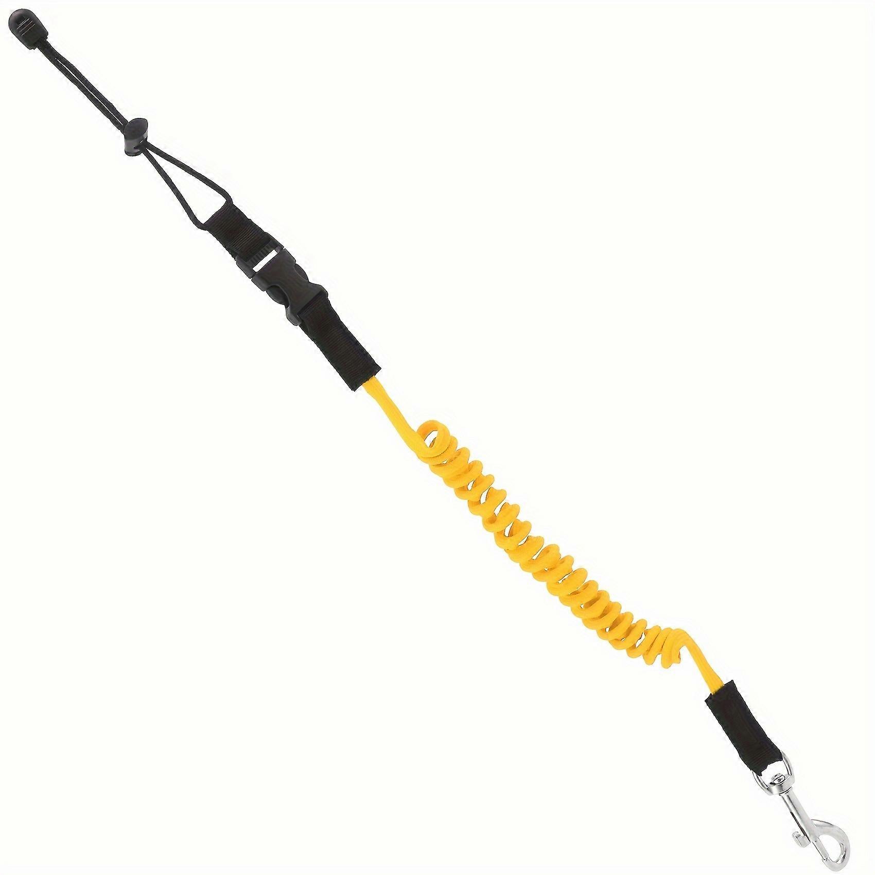 Kayak Paddle Leash Stretchable Strap Lanyard Rope For SUP Kayaking Boating Canoeing Fishing Pole Rod