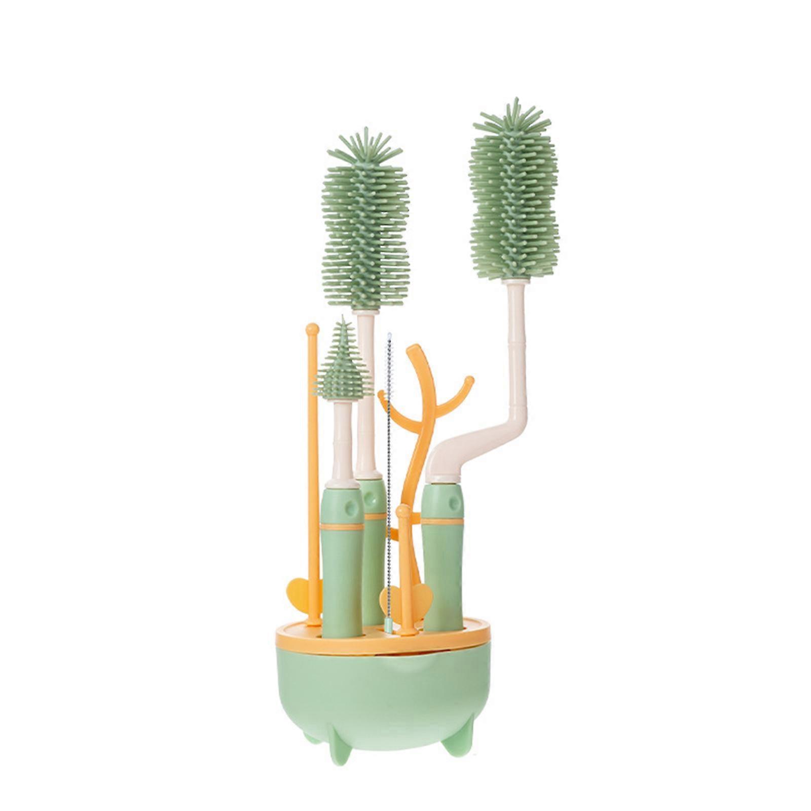 Multifunktionell rengöringsborste, nappflaskborste, flaskborste