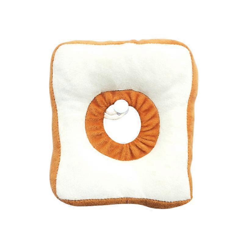 Kitten Adjustable Soft Wound Healing Protection Collar (Bread, S) 1 Piece