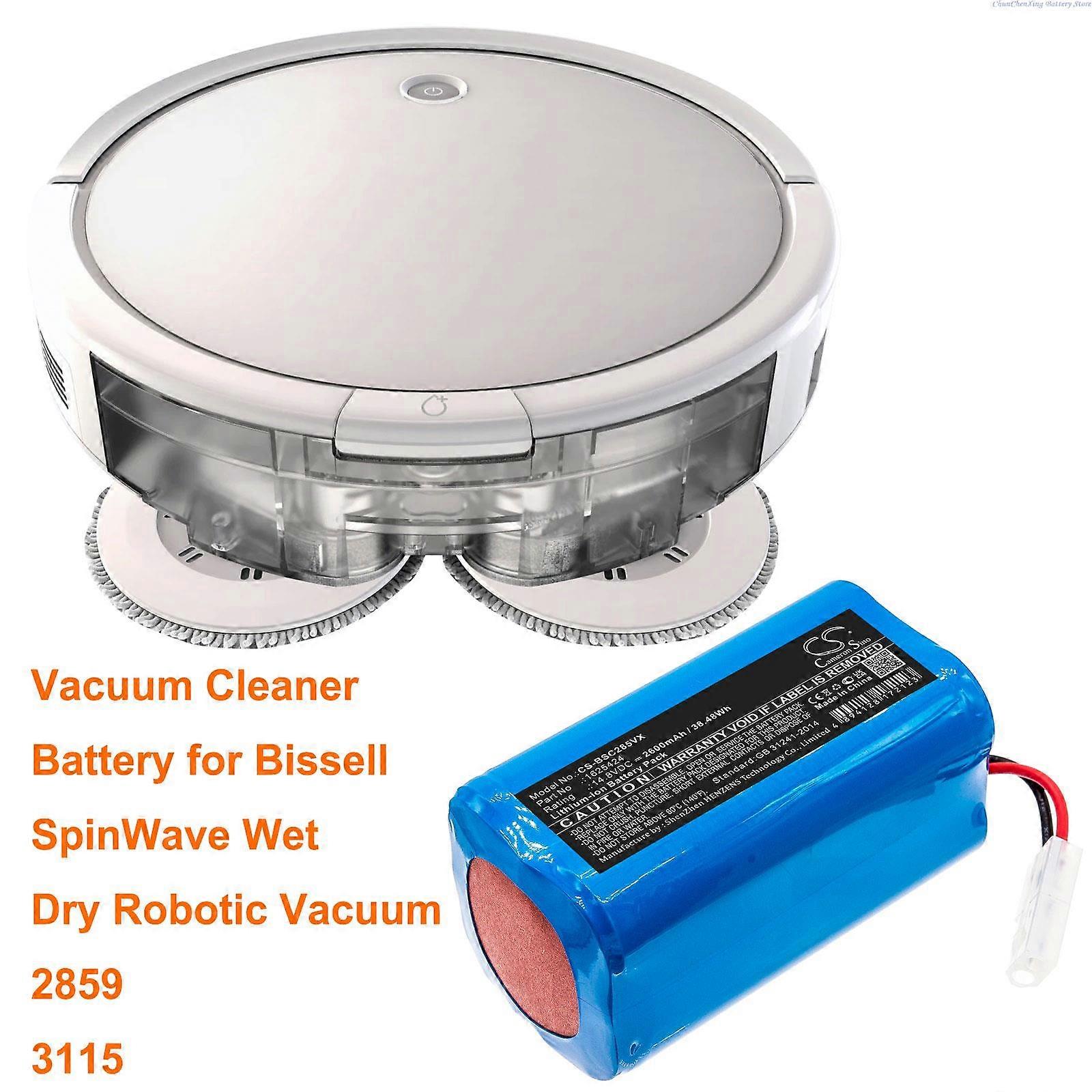 Redkid Batterie 2600mAh 1625424 pour aspirateur robot humide et sec Bissell SpinWave 2859 3115
