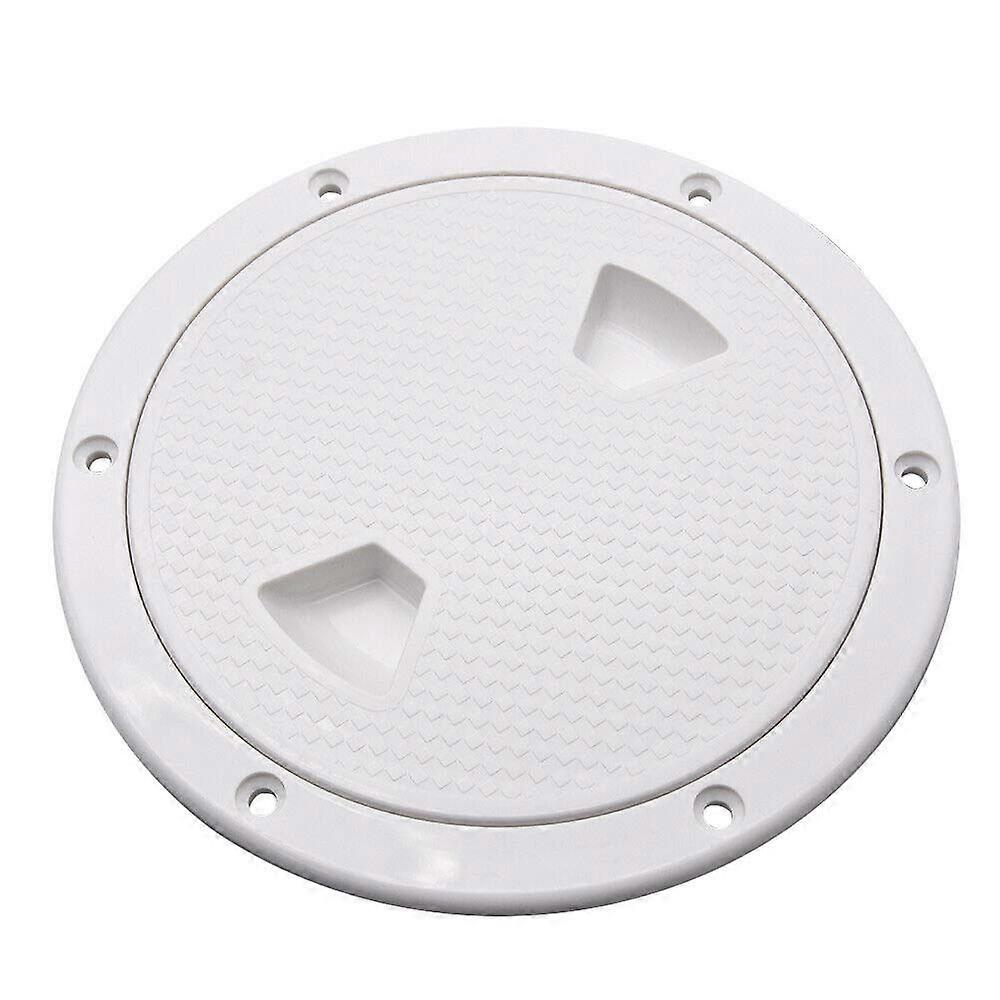 8 SEAFLO Marine Screw Out Deck Plate Inspection Hatch Plastic Access Boat RV