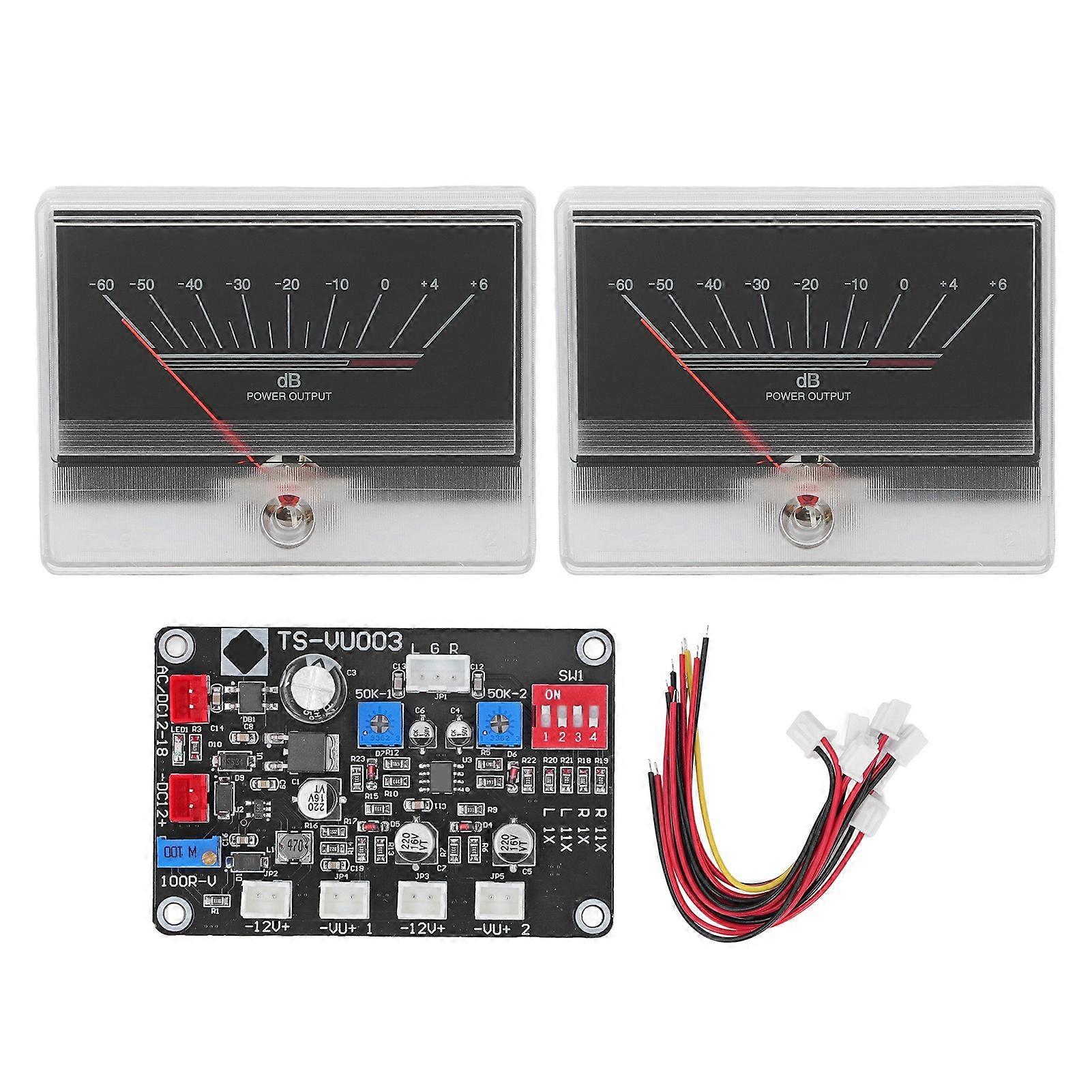 VU Meter Sound Audio Level Indicator Préamplificateur Ampli avec Kit de jeu de carte de pilote