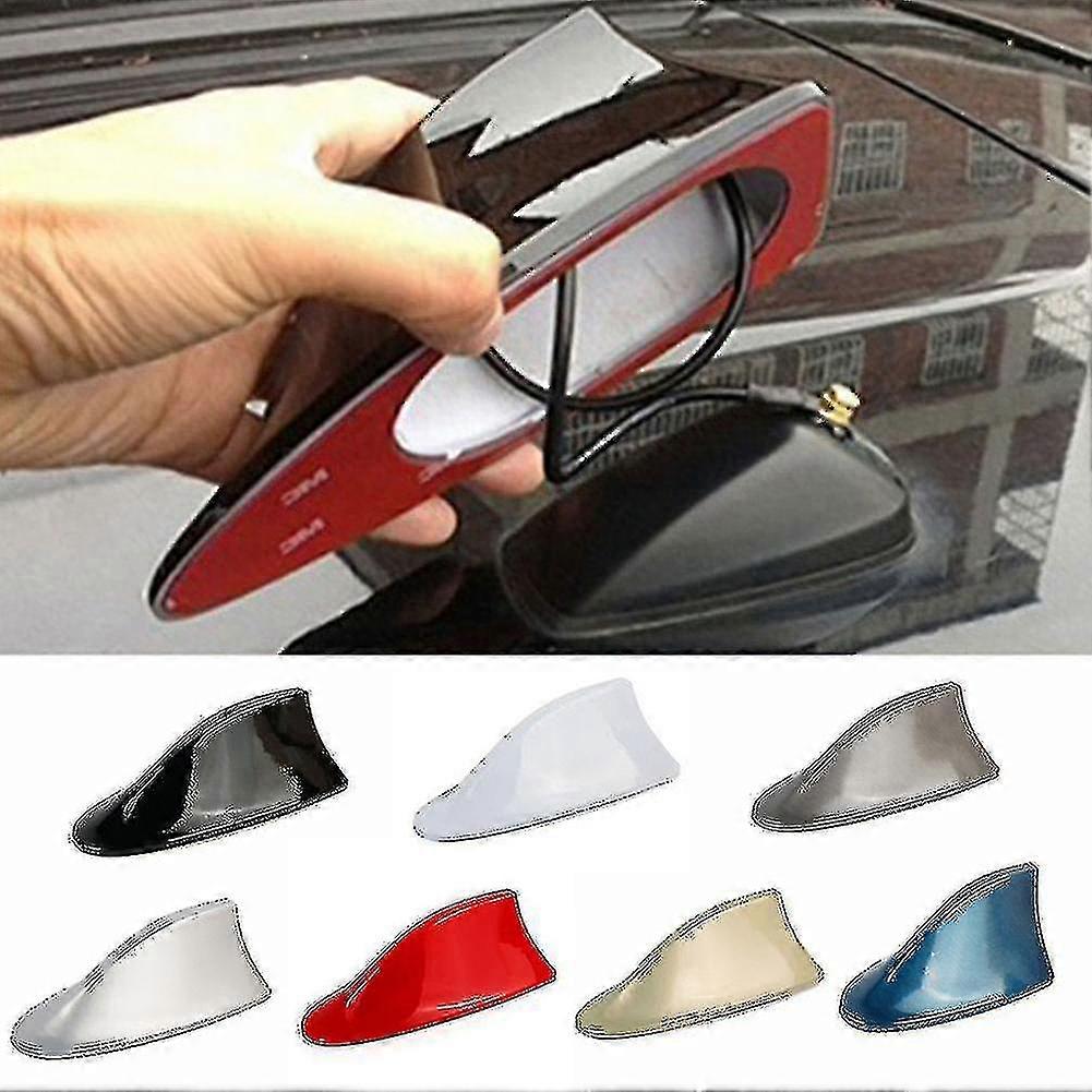 D Signal Car Fin Antenna Auto Roof Fm/am Radio Aerial Replacement For //toyota//kia/etc