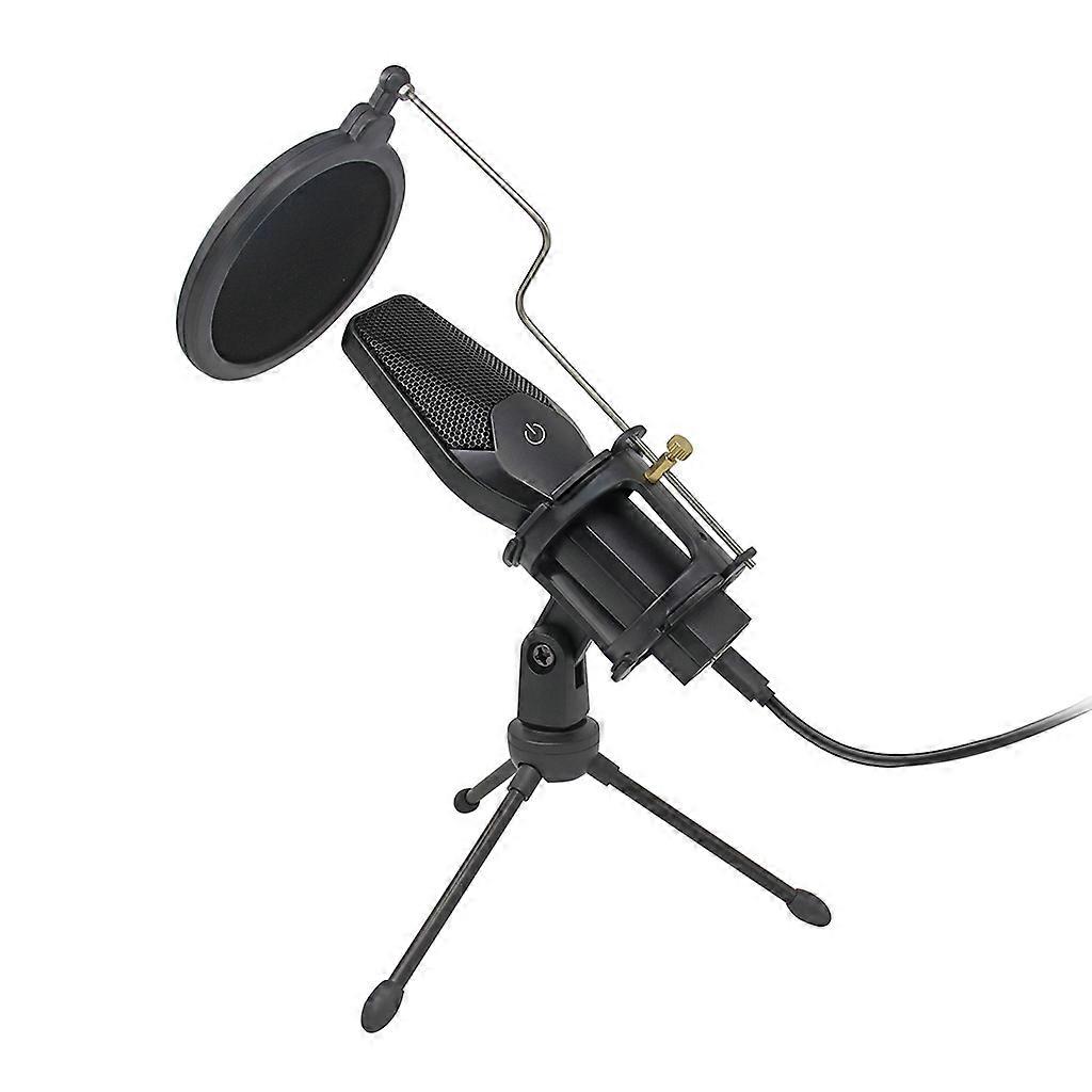 Microphone Headphone Type-C Port Streaming Mic Game Props Vocal Record Apply