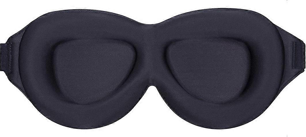 Sleep Eye Mask, 3D Contoured 100% Blackout Eye Mask, Sleep Mask with Adjustable Strap, Soft and Comfortable Night Blindfold