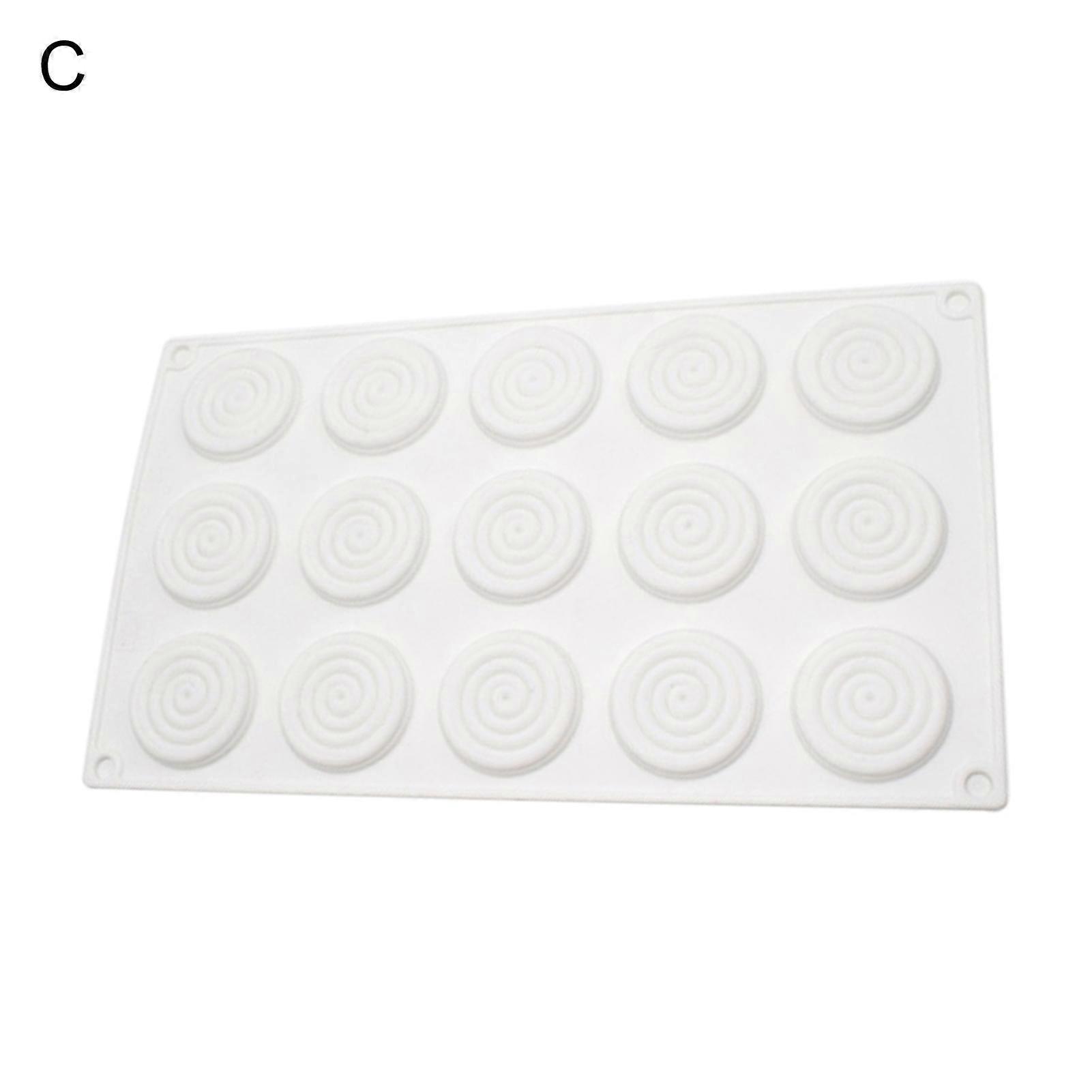 Cake Decoration Mold Screw Thread Pattern Non-stick Silicone Clear Texture Chocolate Mold Kitchen Accessories